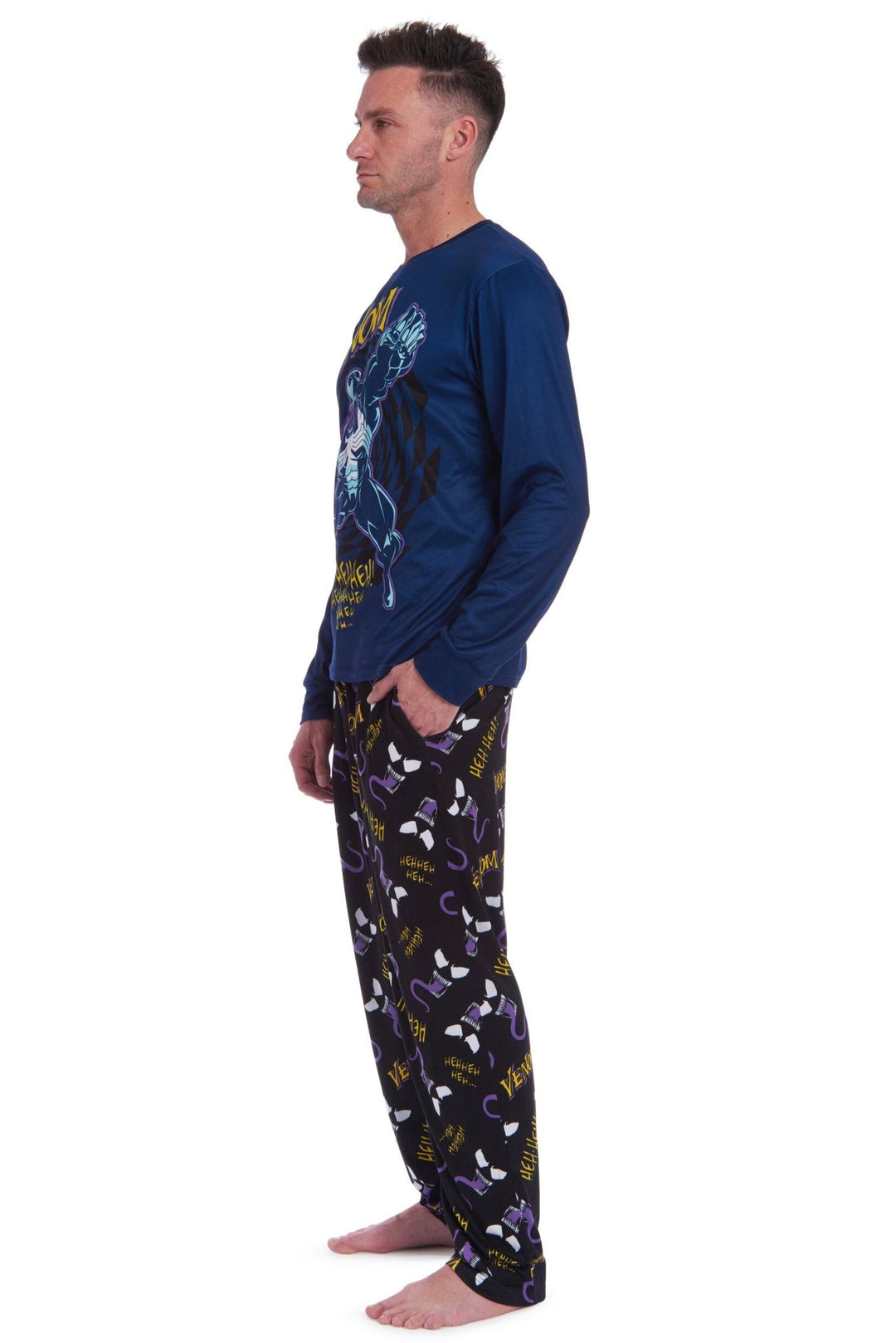 Marvel Avengers Venom Pajama Shirt and Pants Sleep Set - imagikids