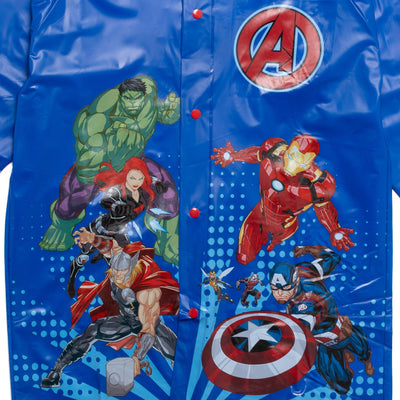 Marvel Avengers Waterproof Hooded Rain Jacket Coat - imagikids
