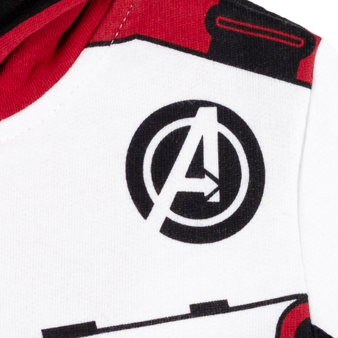 Sudadera con capucha de cosplay con cremallera y bolsillos de The Avengers Fleece