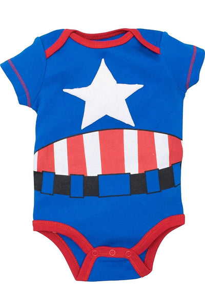 Marvel Captain America Cosplay Bodysuit and Hat Set - imagikids