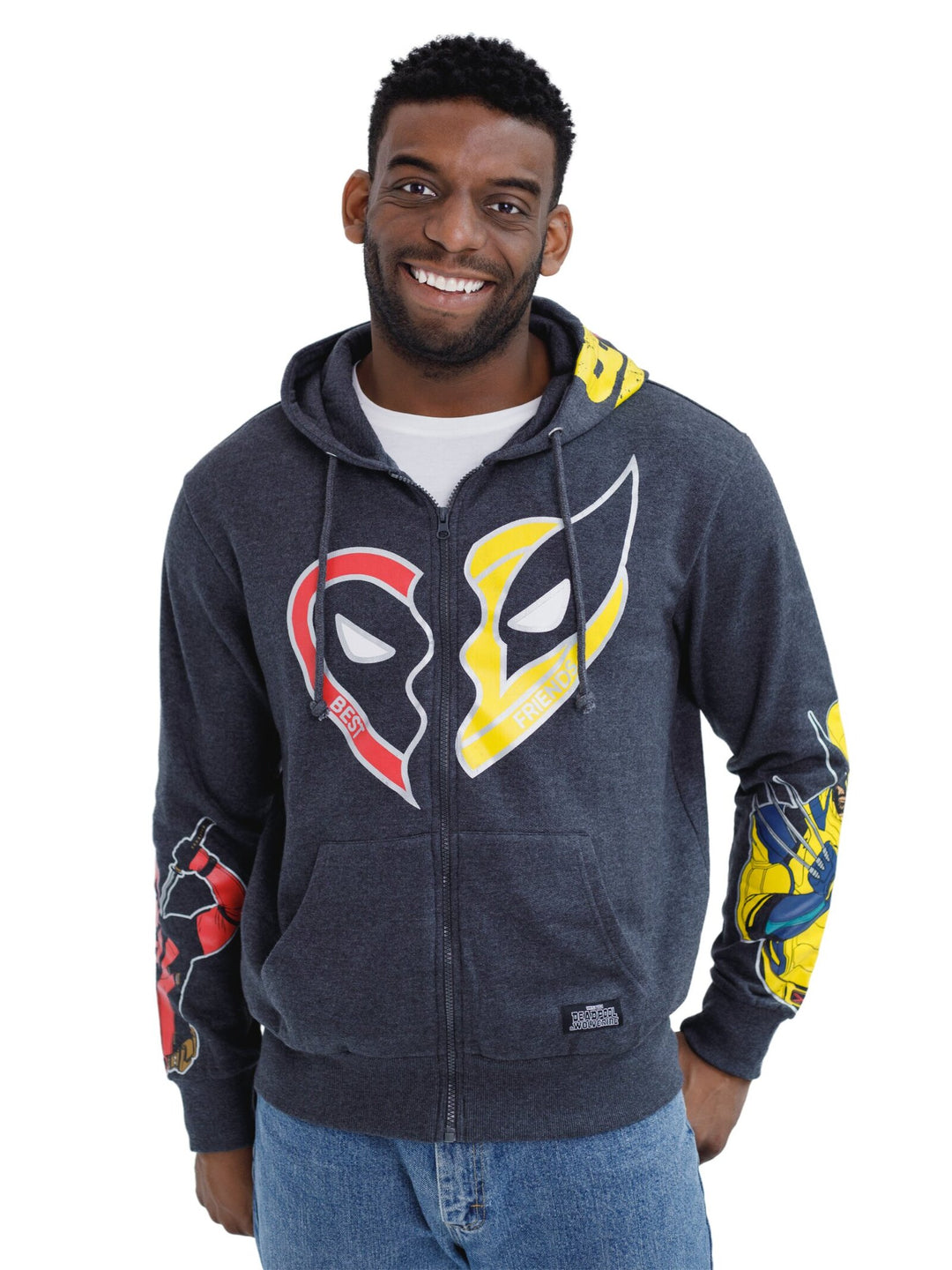 Deadpool - Eyes Logo Hoodie Zwart Deadpool - Eyes Logo Hoodie Zwart