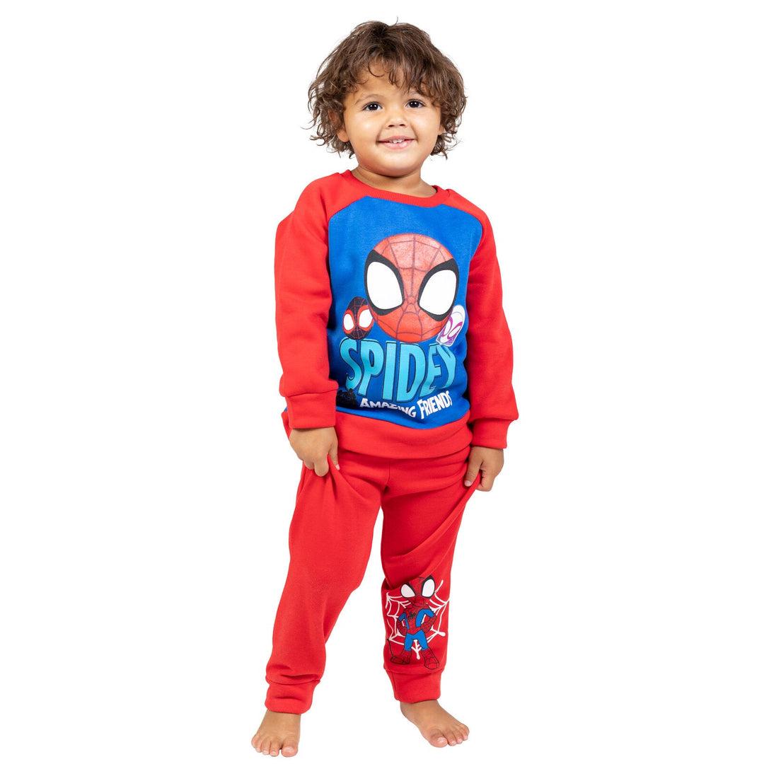 Marvel Fleece Pullover Hoodie and Pants Outfit Set - imagikids