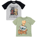 Marvel Avengers Guardians of the Galaxy 2 Pack T-Shirts