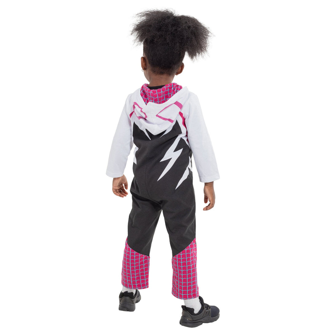 Marvel Gwen Spiderverse Zip Up Coverall - imagikids