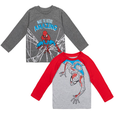 Marvel Spider - Man 2 Pack Long Sleeve T - Shirts - imagikids