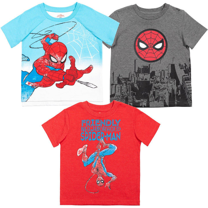 Marvel Spider - Man 3 Pack T - Shirts - imagikids