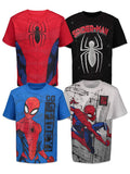 Marvel Spider-Man 4 Pack T-Shirts