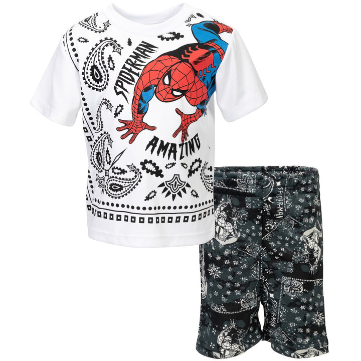 Marvel Spider - Man Athletic T - Shirt & Shorts Outfit Set - imagikids