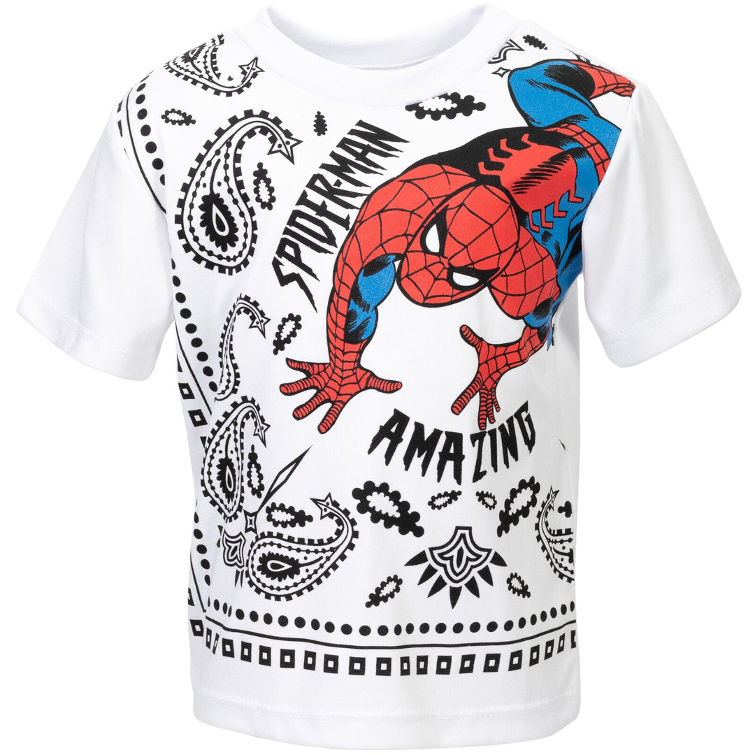 Marvel Spider - Man Athletic T - Shirt & Shorts Outfit Set - imagikids