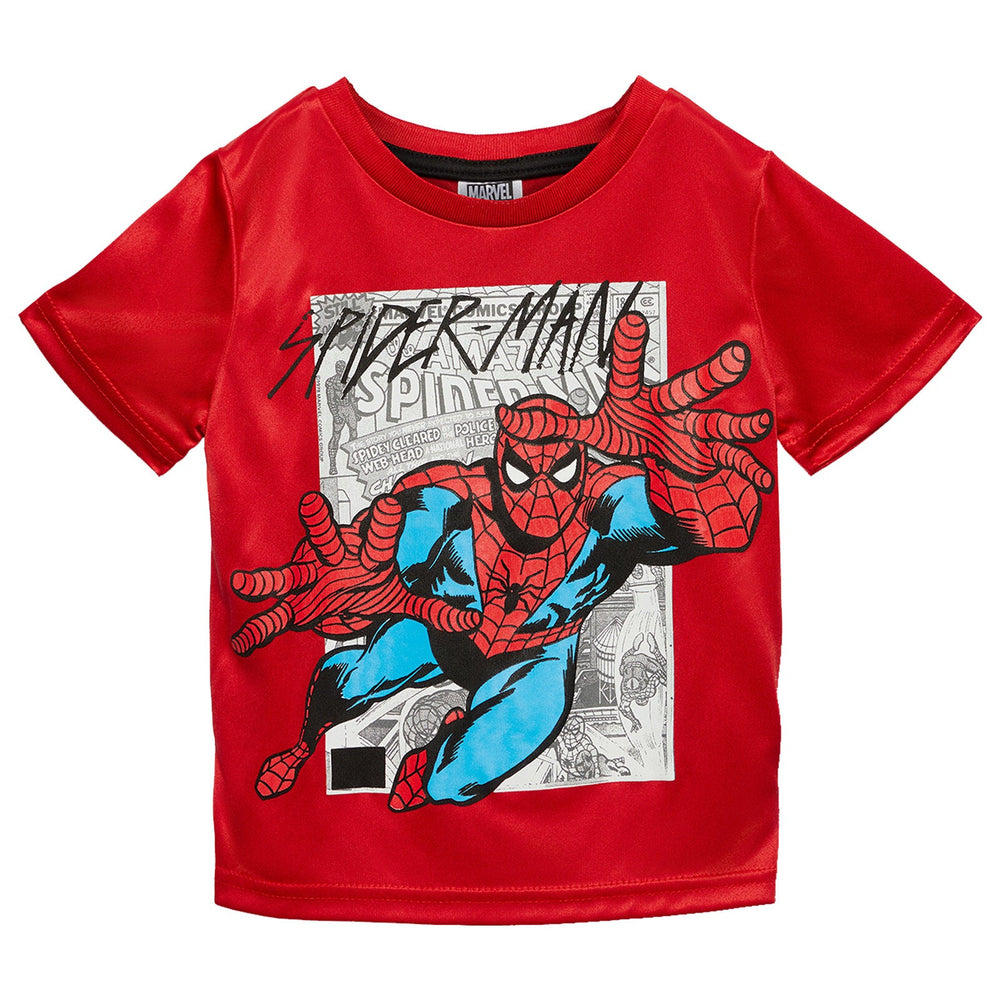 Marvel Spider - Man Athletic T - Shirt & Shorts Outfit Set - imagikids