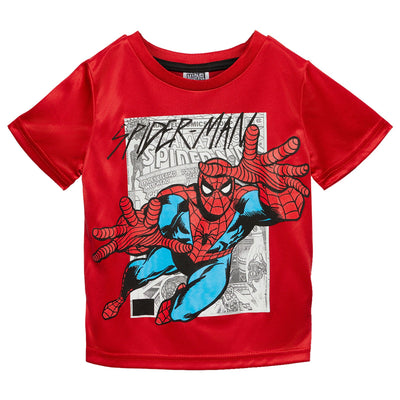 Marvel Spider - Man Athletic T - Shirt & Shorts Outfit Set - imagikids