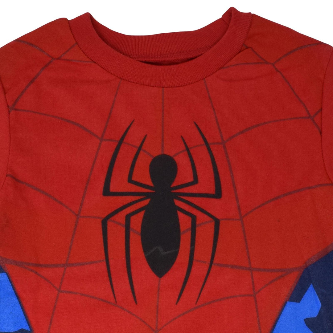 Marvel Spider - Man Avengers Avengers Cosplay T - Shirt and Mesh Shorts Outfit Set - imagikids