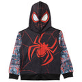Marvel Spider-Man Avengers Fleece Zip Up Cosplay Hoodie