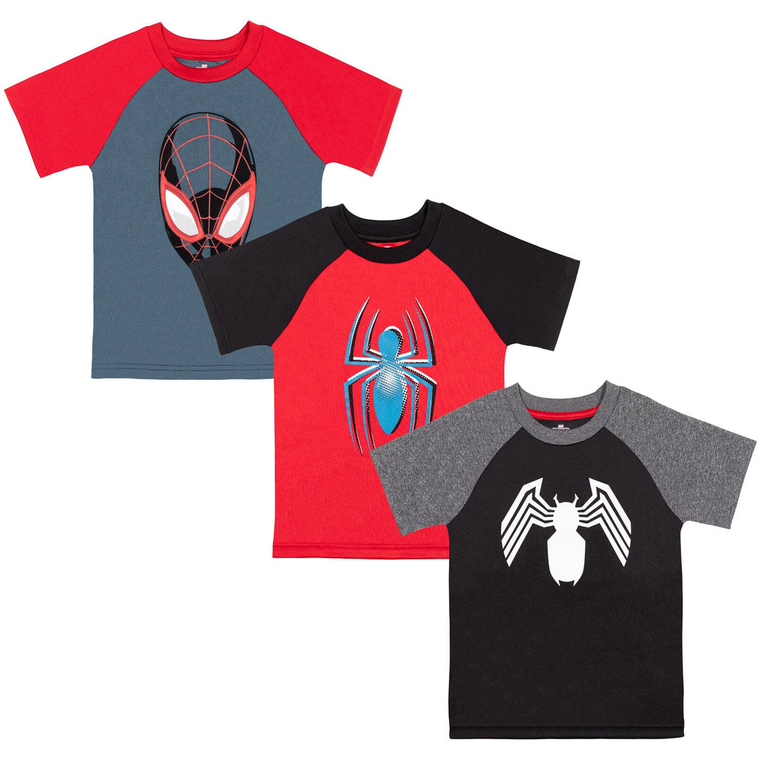 Marvel Spider - Man Avengers Spider - Man 3 Pack Athletic T - Shirts - imagikids