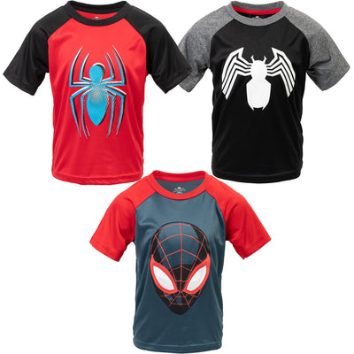 Marvel Spider - Man Avengers Spider - Man 3 Pack Athletic T - Shirts - imagikids