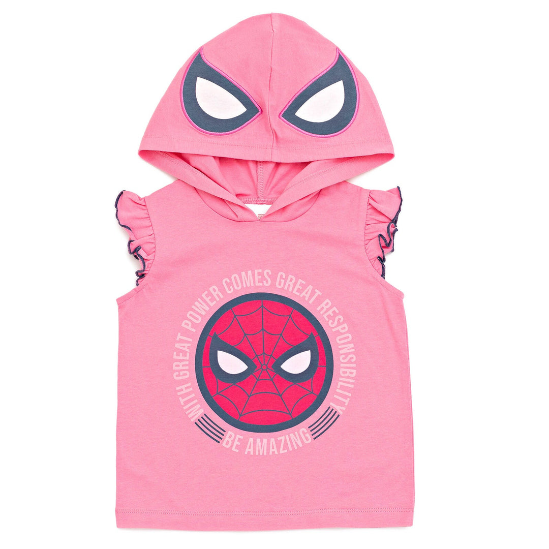 Marvel Spider - Man Cosplay Tank Top and Active Retro Dolphin French Terry Shorts - imagikids