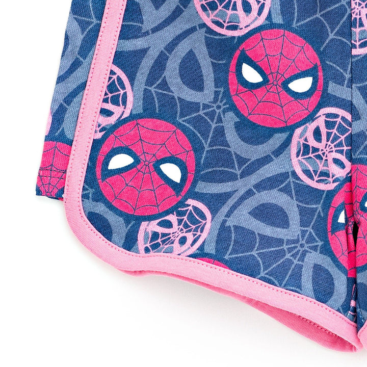 Marvel Spider - Man Cosplay Tank Top and Active Retro Dolphin French Terry Shorts - imagikids