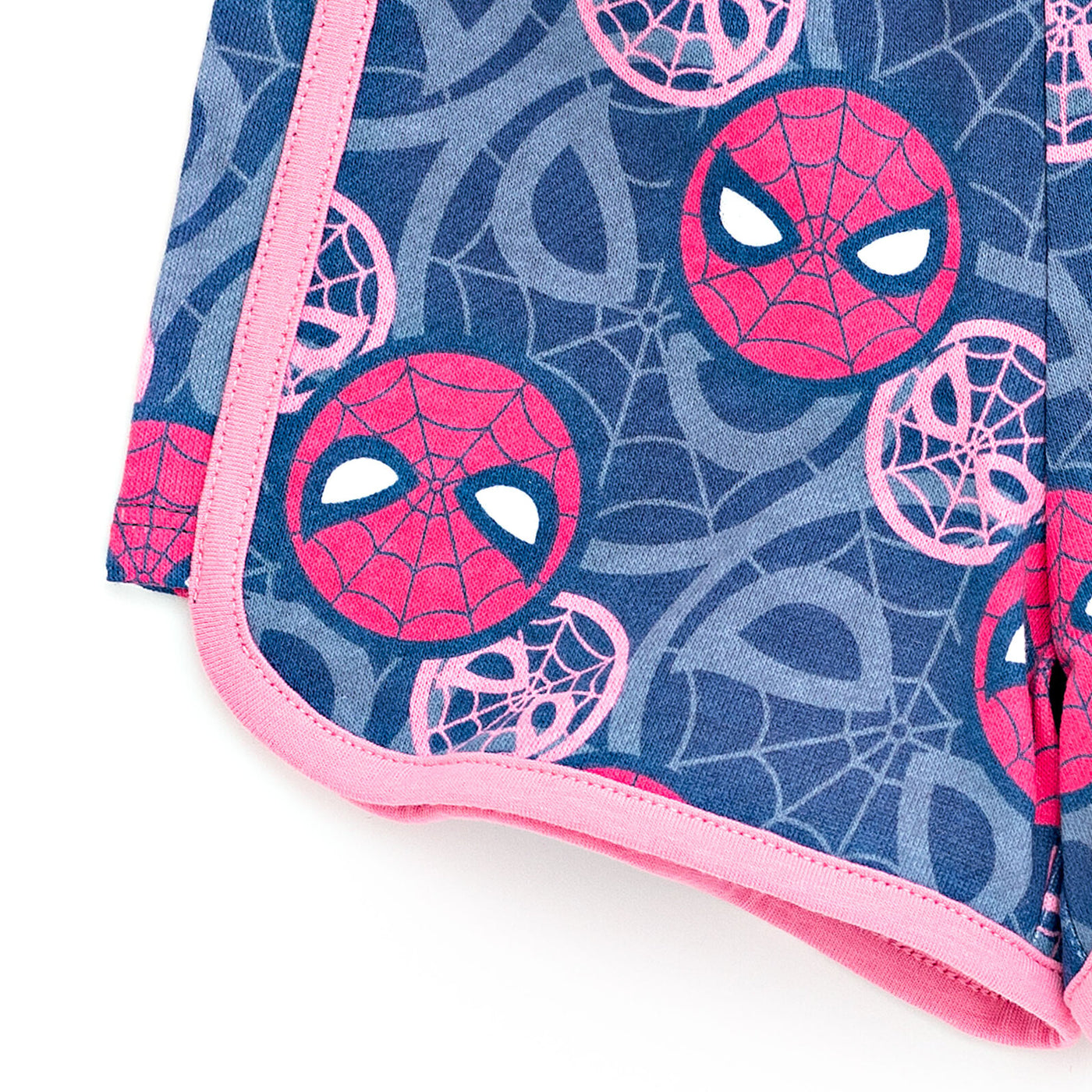 Marvel Spider-Man Cosplay Tank Top y Active Retro Dolphin French Terry Shorts