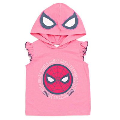 Marvel Spider-Man Cosplay Tank Top and Active Retro Dolphin French Terry Shorts