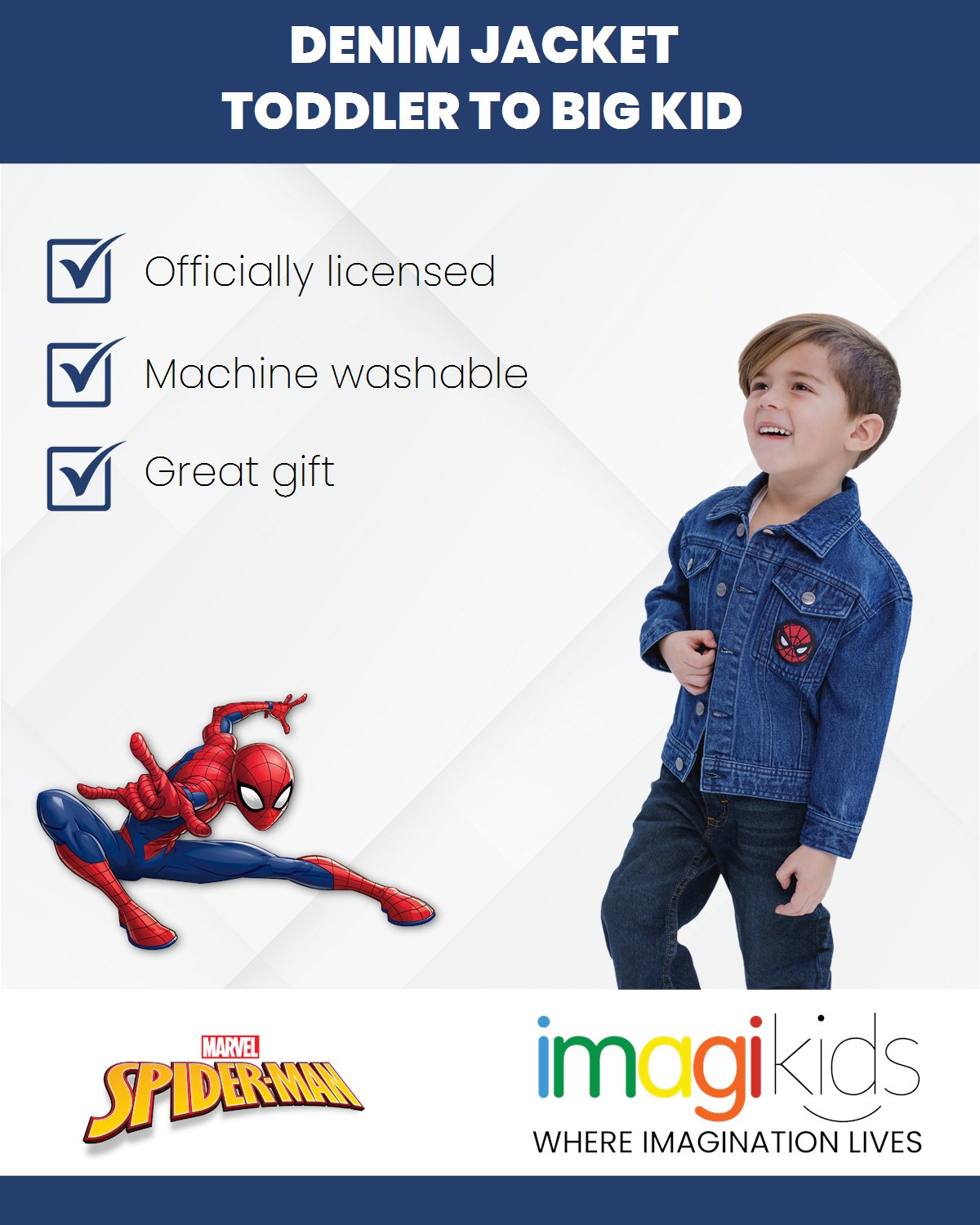 Marvel Spider - Man Denim Jacket - imagikids