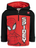Marvel Spider-Man Fleece Half Zip Hoodie