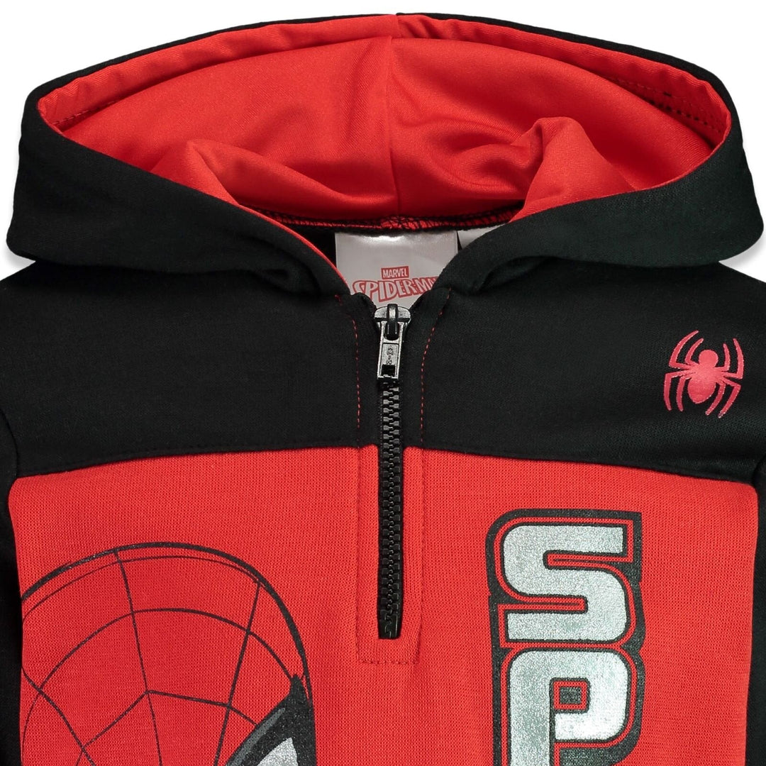 Marvel Spider - Man Fleece Half Zip Hoodie - imagikids