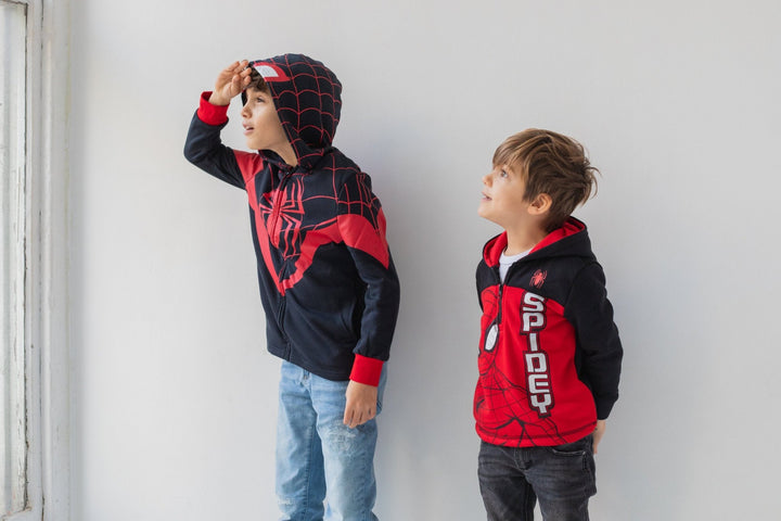 Marvel Spider - Man Fleece Half Zip Hoodie - imagikids