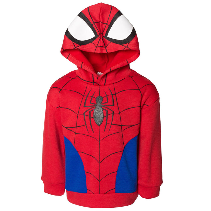 Marvel Spider - Man Fleece Pullover Hoodie and Pants Outfit Set - imagikids