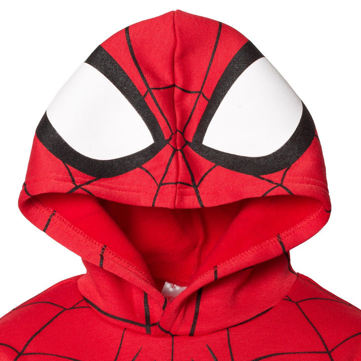 Marvel Spider - Man Fleece Pullover Hoodie and Pants Outfit Set - imagikids