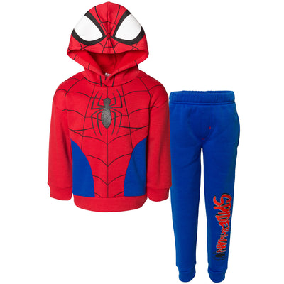 Marvel Spider-Man Fleece Pullover Hoodie and Pants Outfit Set