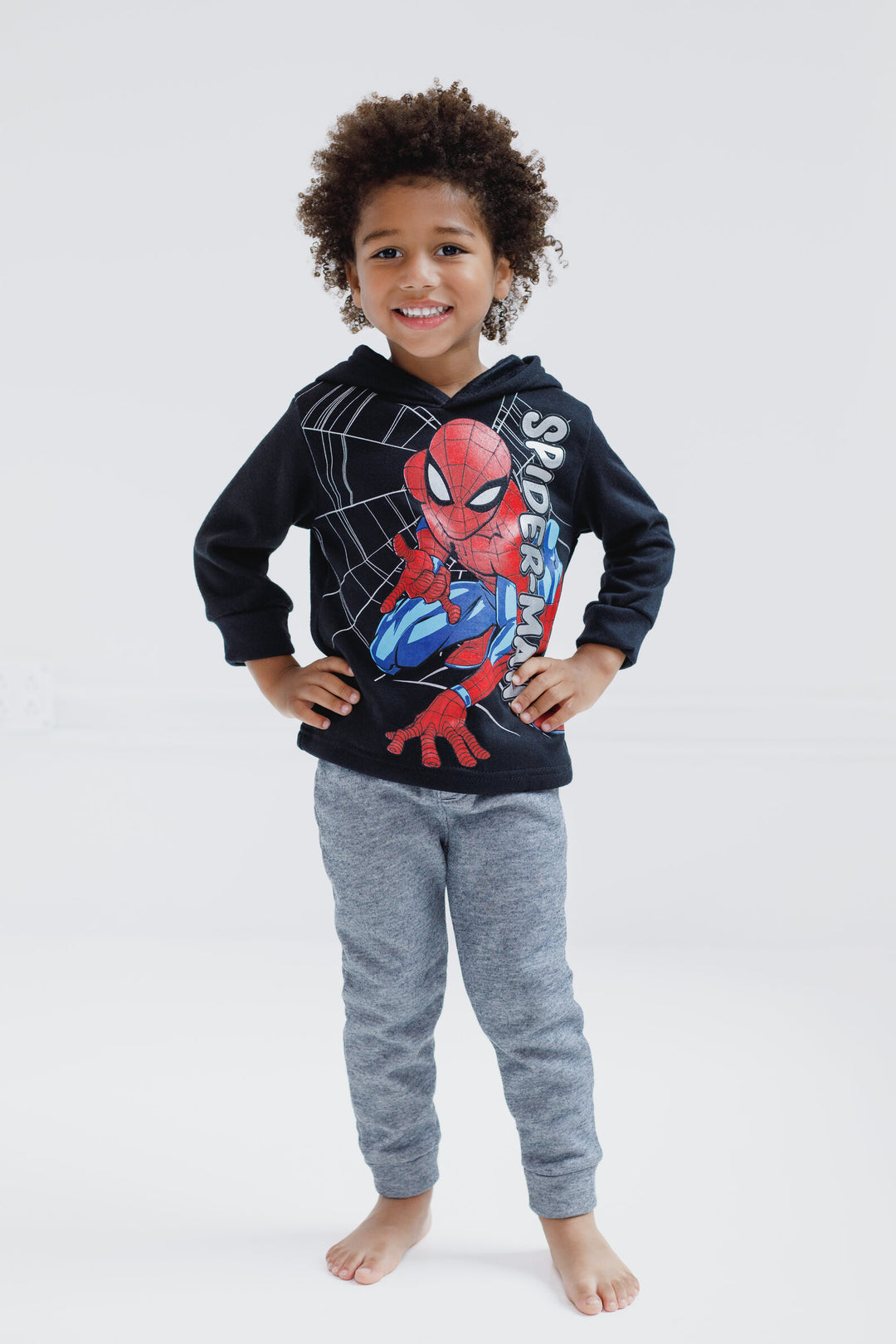 Marvel Spider-Man Fleece Pullover Hoodie and Pants Outfit Set