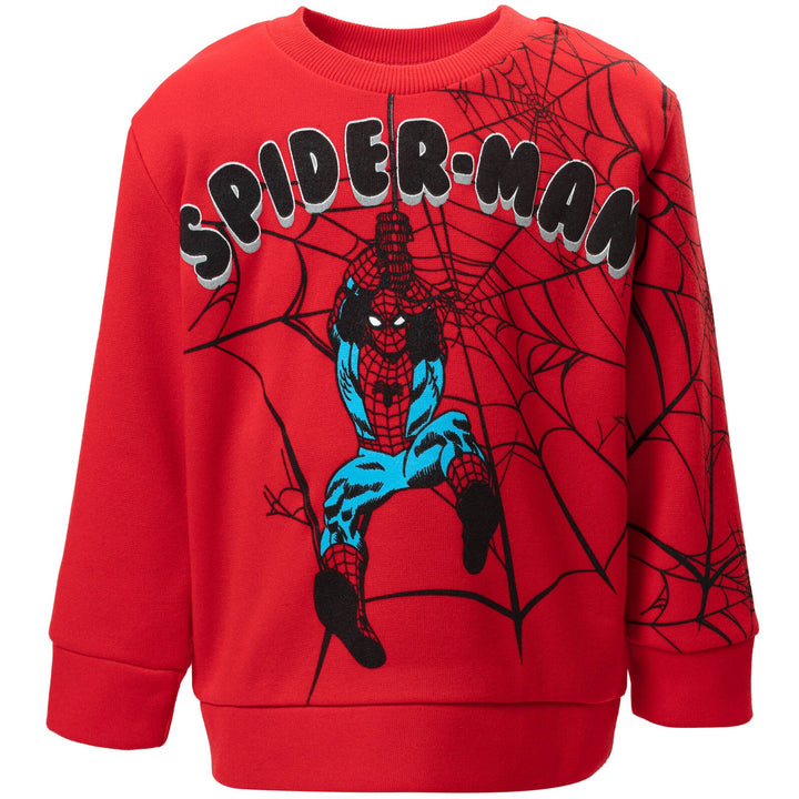 Marvel Spider - Man Fleece Pullover Sweatshirt and Pants Set - imagikids