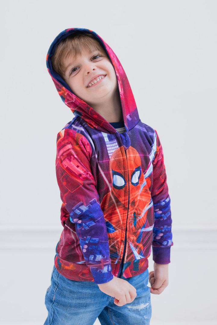 Marvel Spider - Man Fleece Zip Up Hoodie - imagikids