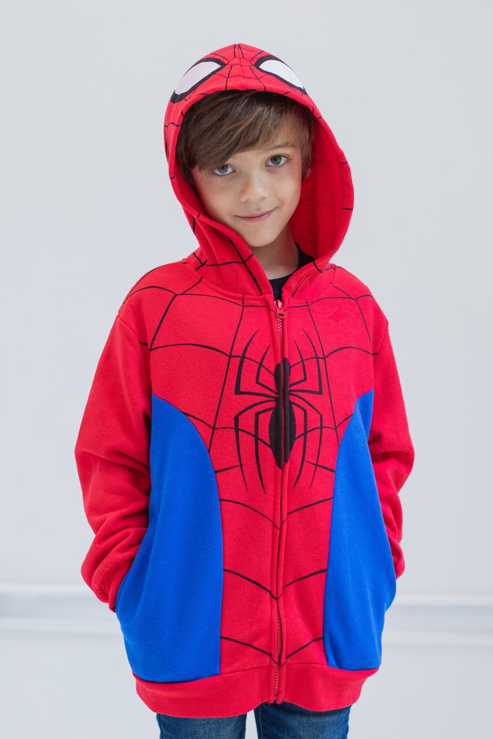 Marvel Spider - Man Fleece Zip Up Hoodie - imagikids