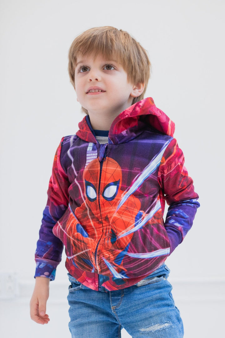 Marvel Spider - Man Fleece Zip Up Hoodie - imagikids