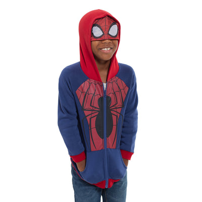 Marvel Spider-Man Fleece Zip Up Hoodie