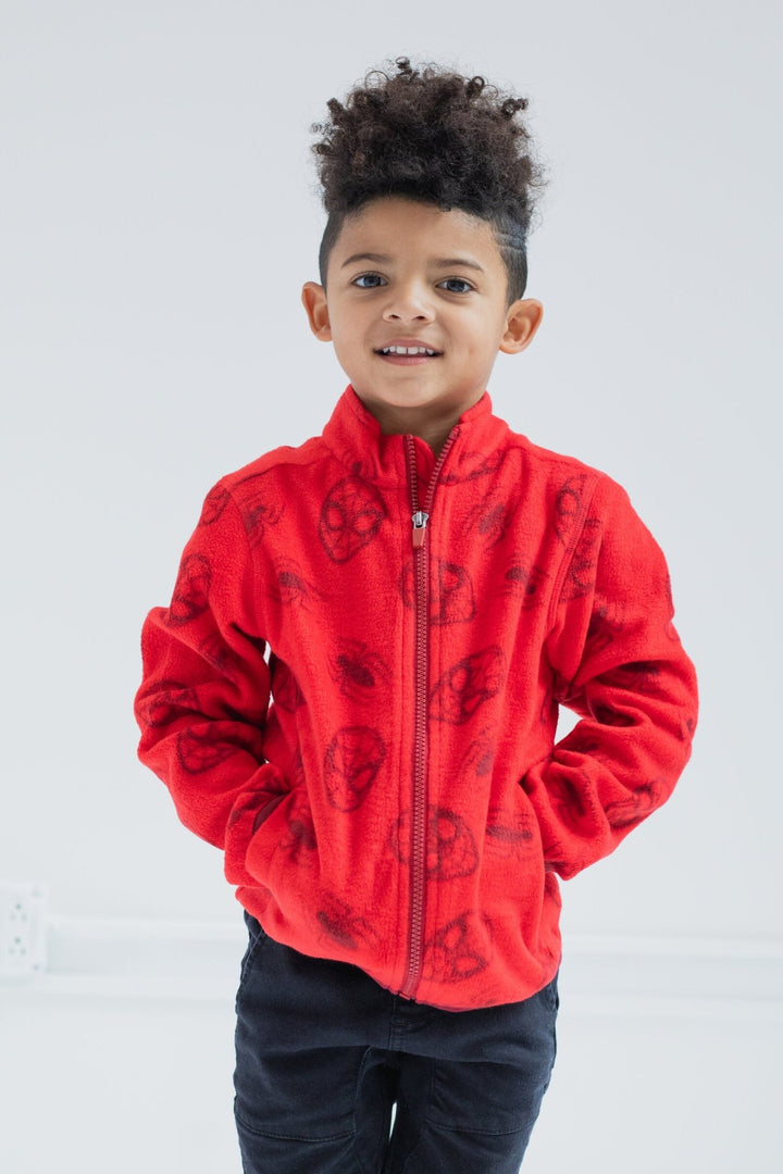 Marvel Spider - Man Fleece Zip Up Jacket - imagikids