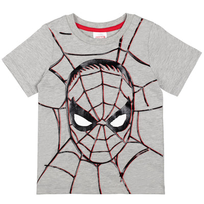 Conjunto de 3 piezas de Spider-Man French Terry: sudadera con capucha, camiseta, pantalones