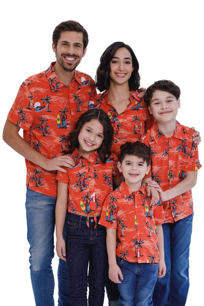 Marvel Spider - Man Matching Family Hawaiian Button Down Dress Shirt - imagikids