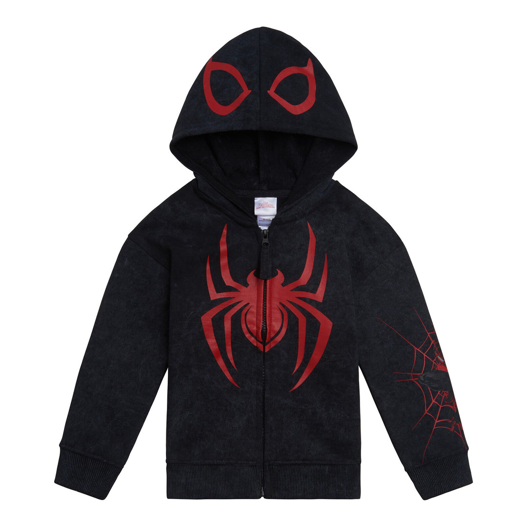 Kids Spider-Man Miles Morales Hoodie Spiderman Zipper Sweatshirt - Foto 3
