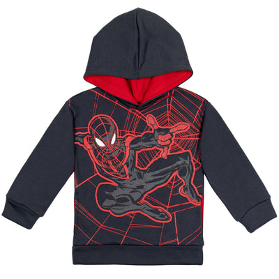 Marvel Spider - Man Miles Morales Fleece Pullover Hoodie - imagikids