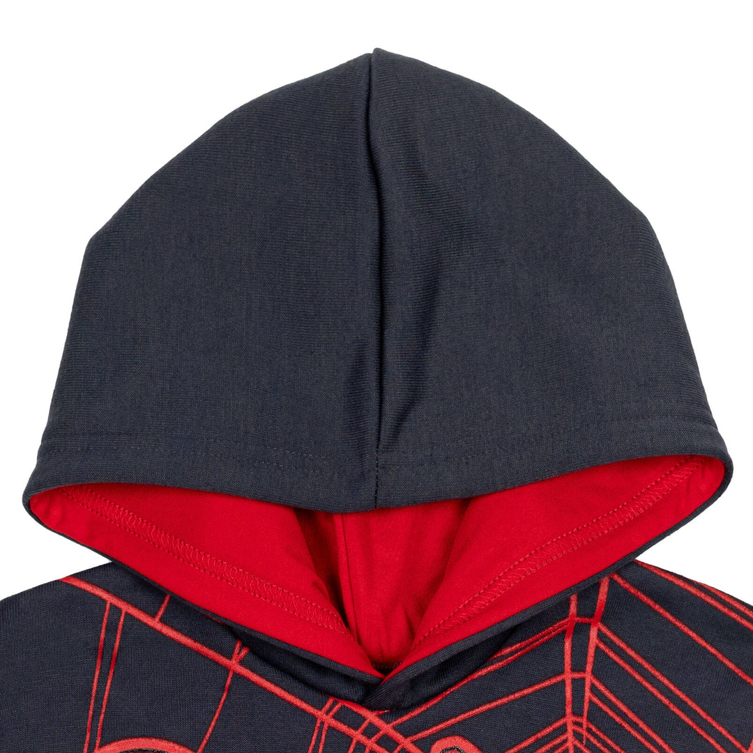 Marvel Spider - Man Miles Morales Fleece Pullover Hoodie - imagikids