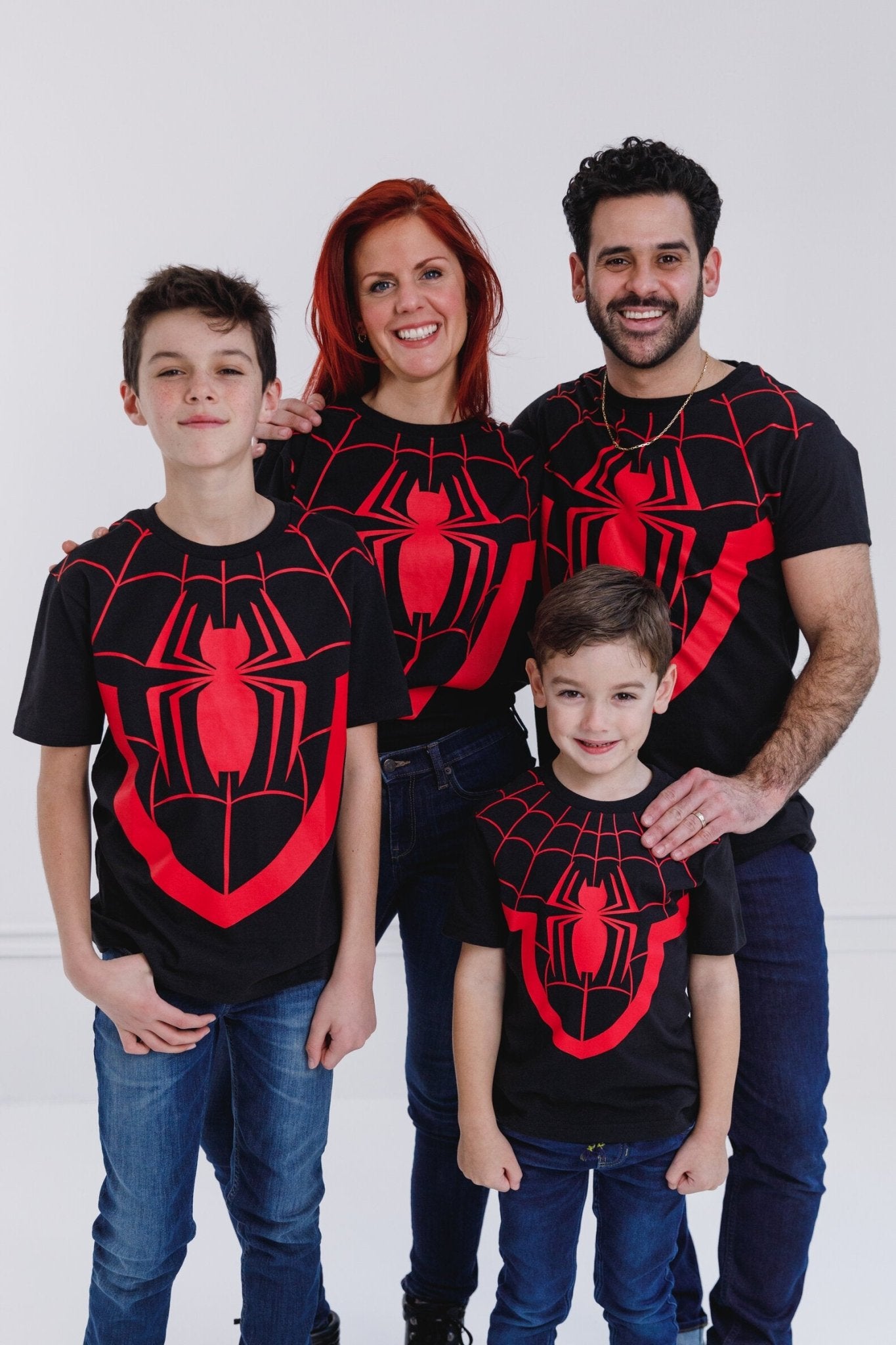 Marvel Spider - Man Miles Morales Matching Family Cosplay T - Shirt - imagikids