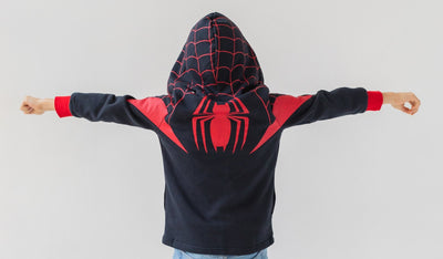 Marvel Spider - Man Miles Morales Zip Up Hoodie - imagikids