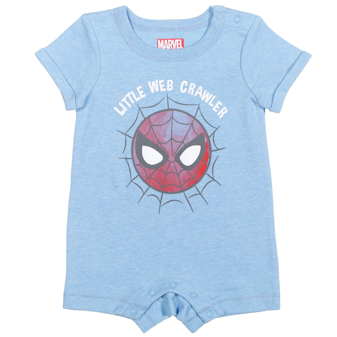 Spider-Man Short Sleeve Romper & Sunhat Set