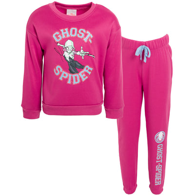 Marvel Spider-Gwen French Terry Sweatshirt and Jogger Pants Set