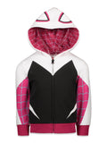 Sudadera con capucha y cremallera Marvel Spider-Man Spider-Gwen Fleece