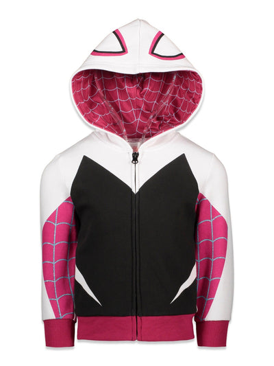 Marvel Spider - Man Spider - Gwen Fleece Zip Up Hoodie - imagikids