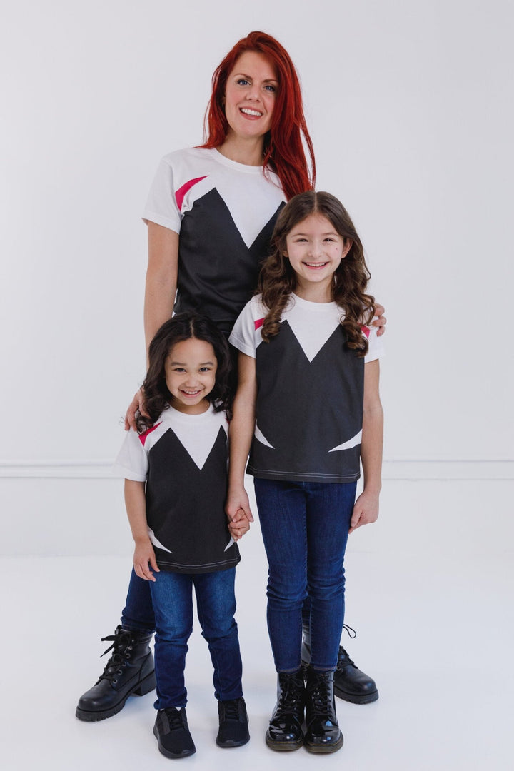 Marvel Spider - Man Spider - Gwen Matching Family Cosplay T - Shirt - imagikids