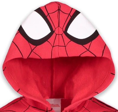 Marvel Spider-Verse Spider-Man Miles Morales Fleece Zip Up Hoodie